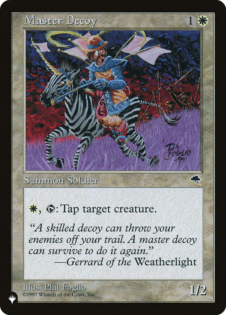 Master Decoy [The List] | Jomio and Rueliete's Cards and Comics