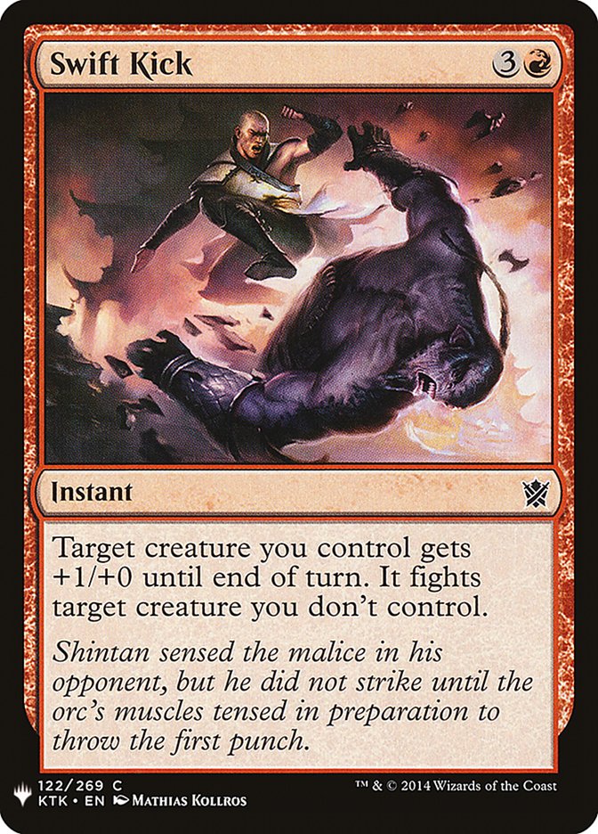 Swift Kick [Mystery Booster] | Jomio and Rueliete's Cards and Comics