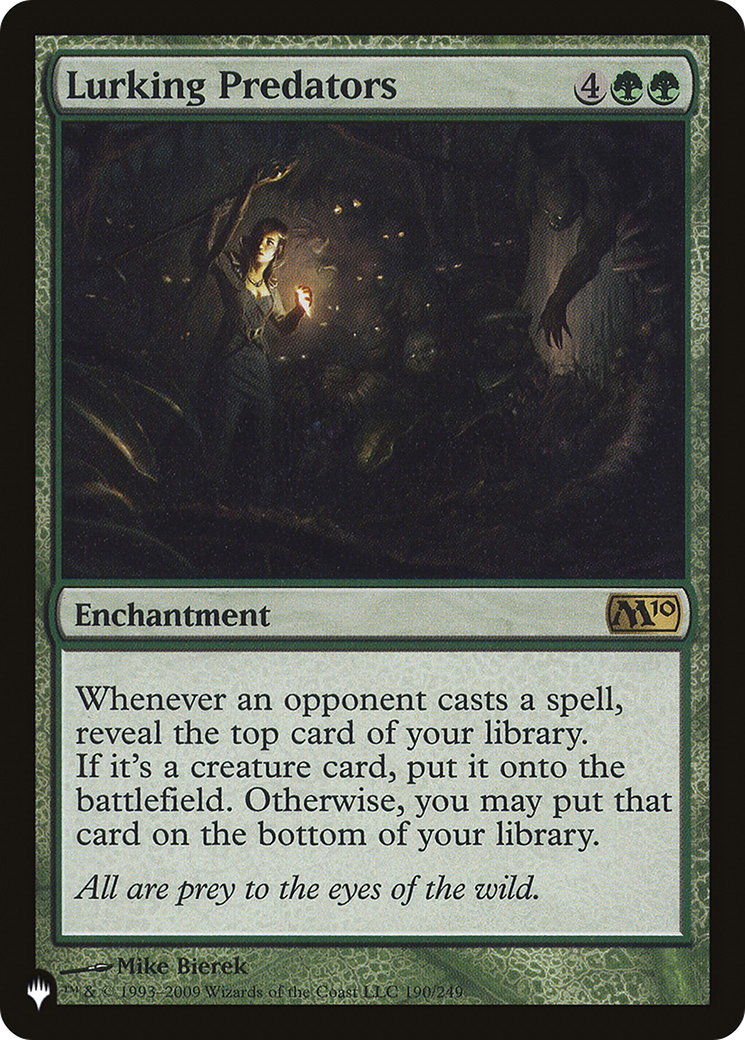 Lurking Predators [The List] | Jomio and Rueliete's Cards and Comics