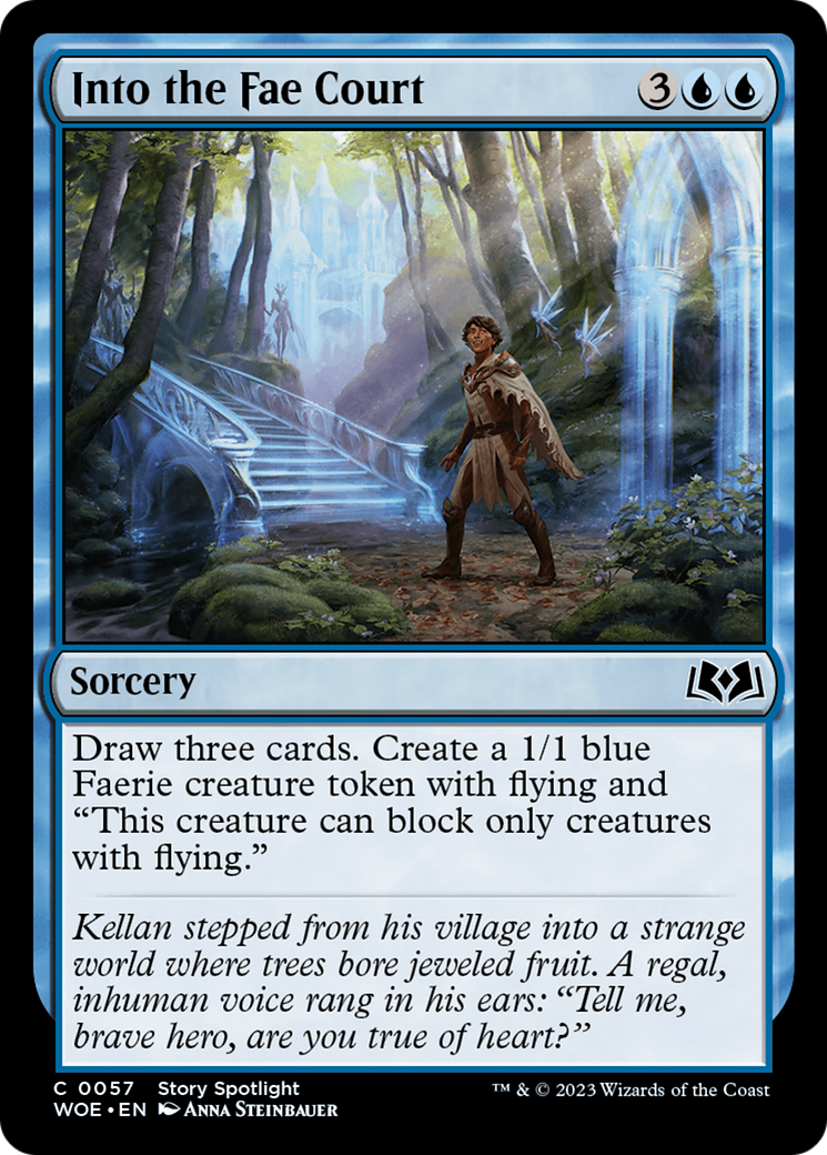 Into the Fae Court [Wilds of Eldraine] | Jomio and Rueliete's Cards and Comics