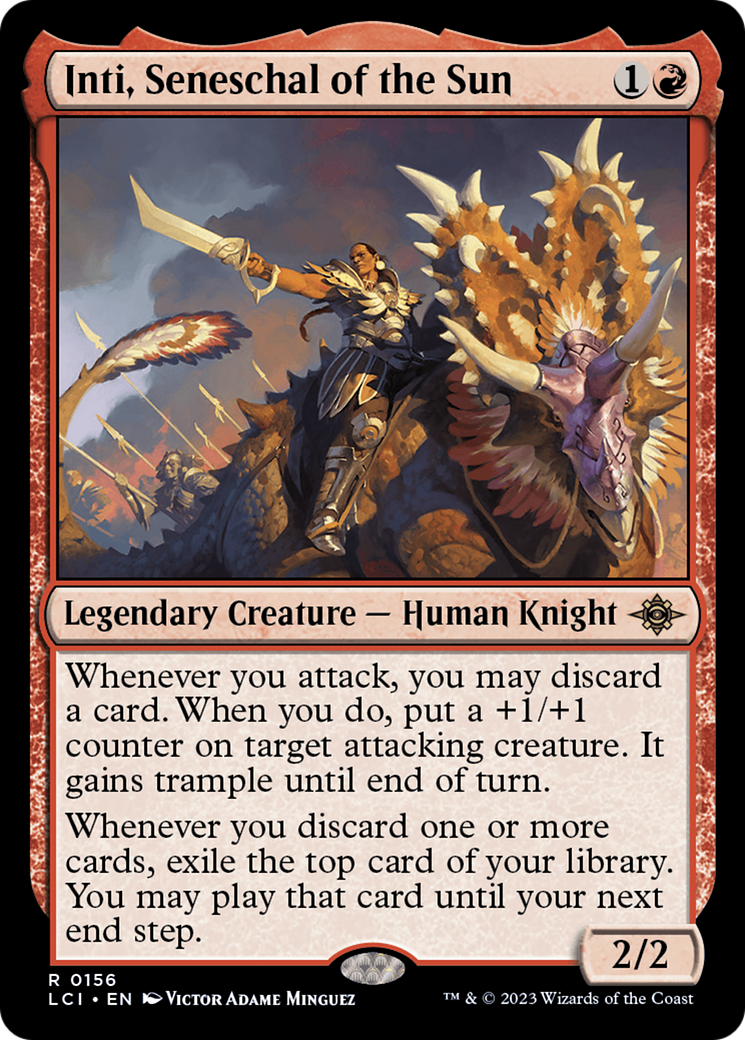 Inti, Seneschal of the Sun [The Lost Caverns of Ixalan] | Jomio and Rueliete's Cards and Comics