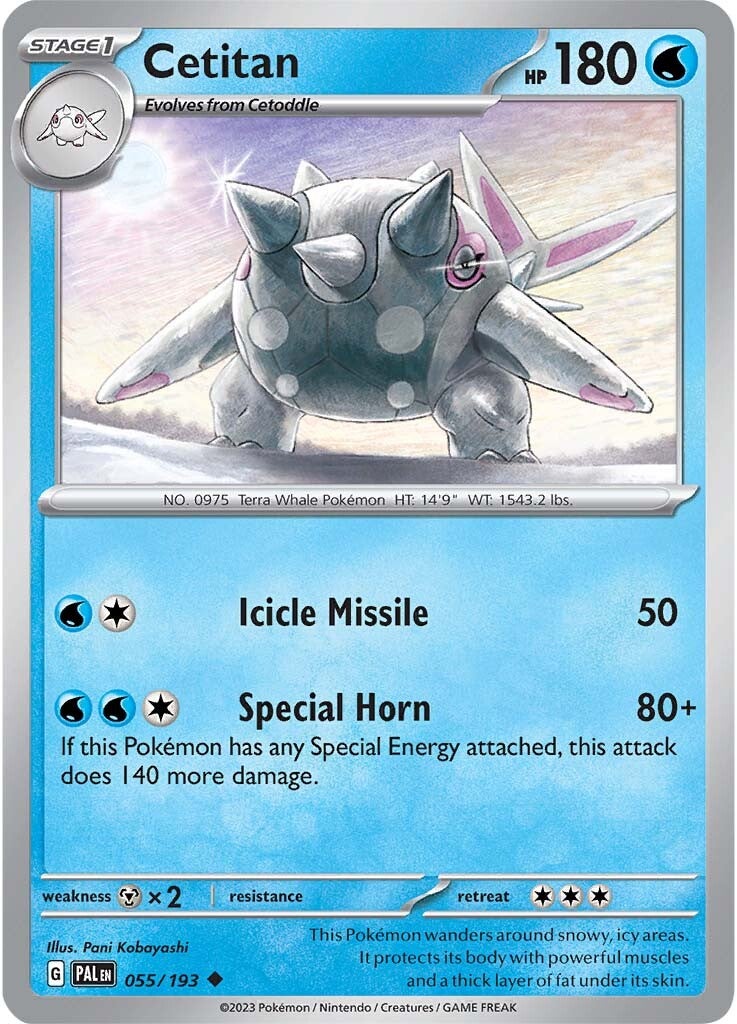 Cetitan (055/193) [Scarlet & Violet: Paldea Evolved] | Jomio and Rueliete's Cards and Comics