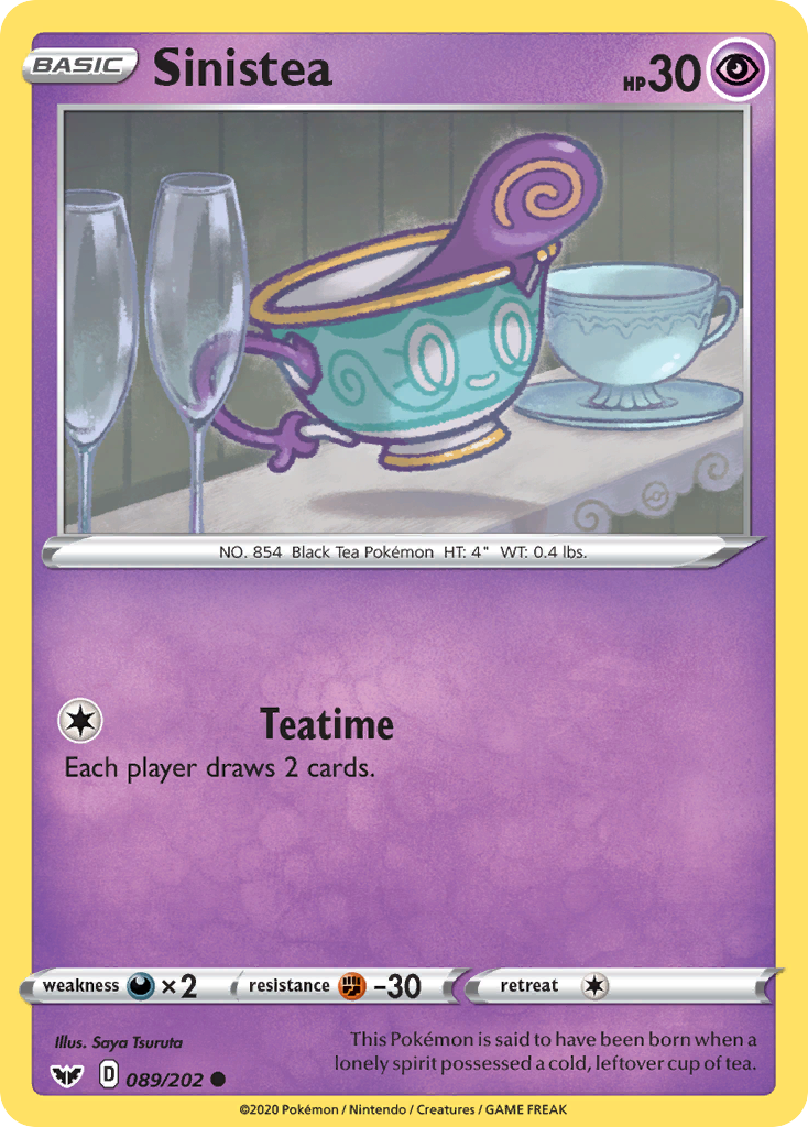 Sinistea (089/202) [Sword & Shield: Base Set] | Jomio and Rueliete's Cards and Comics