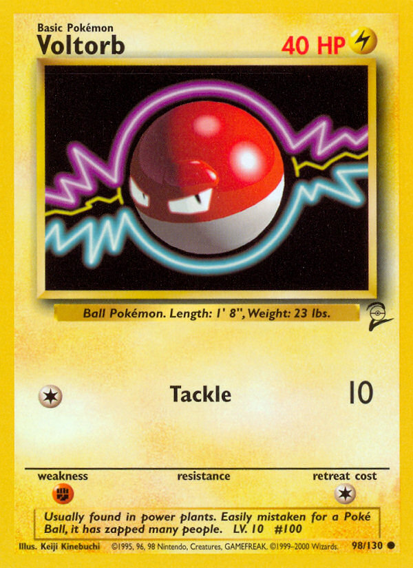 Voltorb (98/130) [Base Set 2] | Jomio and Rueliete's Cards and Comics