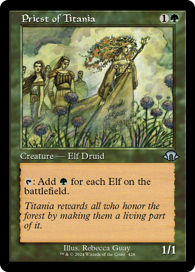 Priest of Titania (Retro) [Modern Horizons 3] | Jomio and Rueliete's Cards and Comics