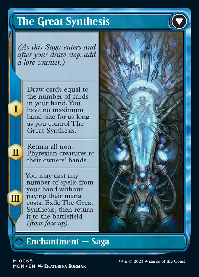 Jin-Gitaxias // The Great Synthesis [March of the Machine] | Jomio and Rueliete's Cards and Comics