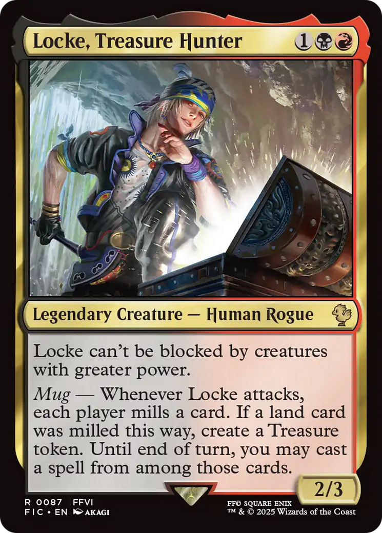 Locke, Treasure Hunter [FINAL FANTASY Commander] | Jomio and Rueliete's Cards and Comics