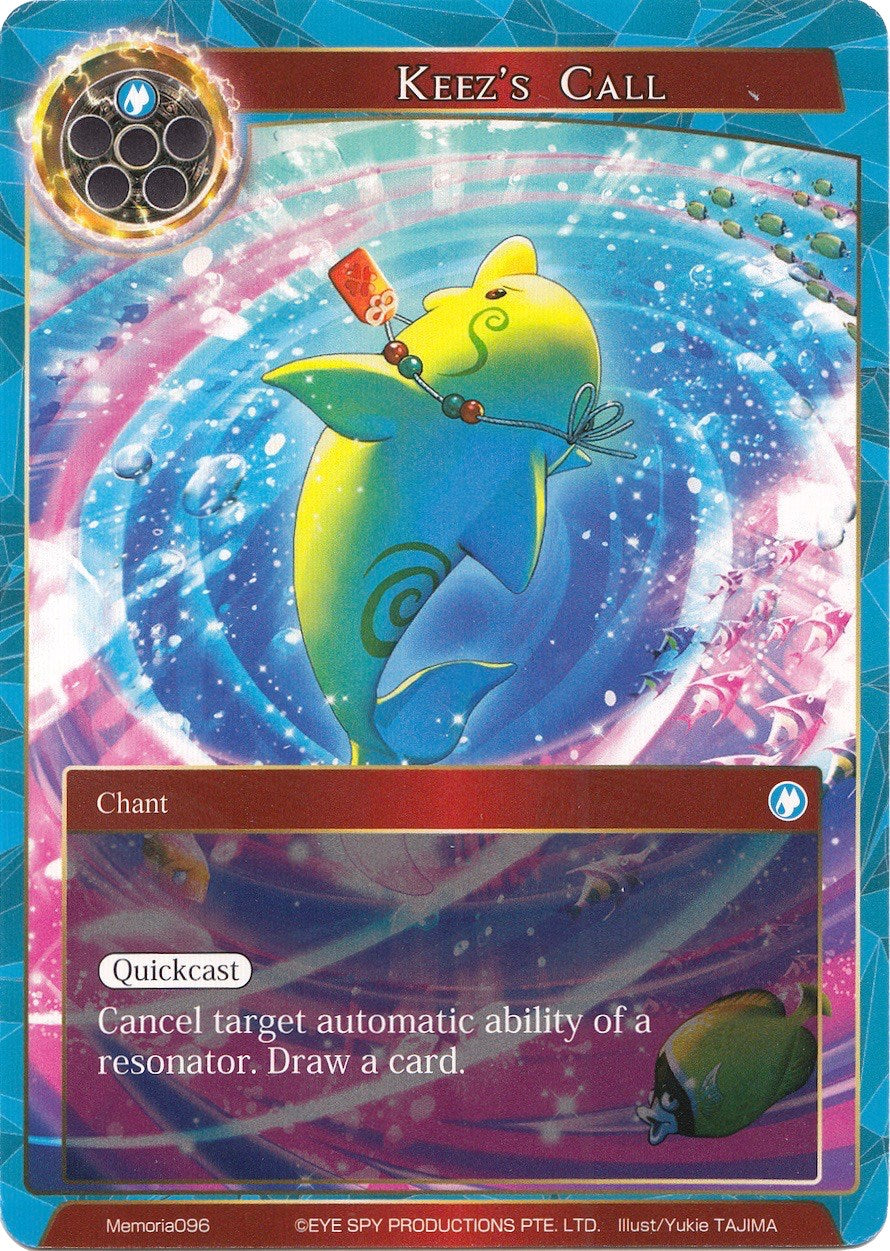 Keez's Call (Memoria096) [Alice Origin Memoria Cards] | Jomio and Rueliete's Cards and Comics