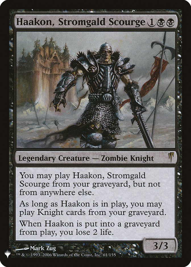 Haakon, Stromgald Scourge [Mystery Booster] | Jomio and Rueliete's Cards and Comics