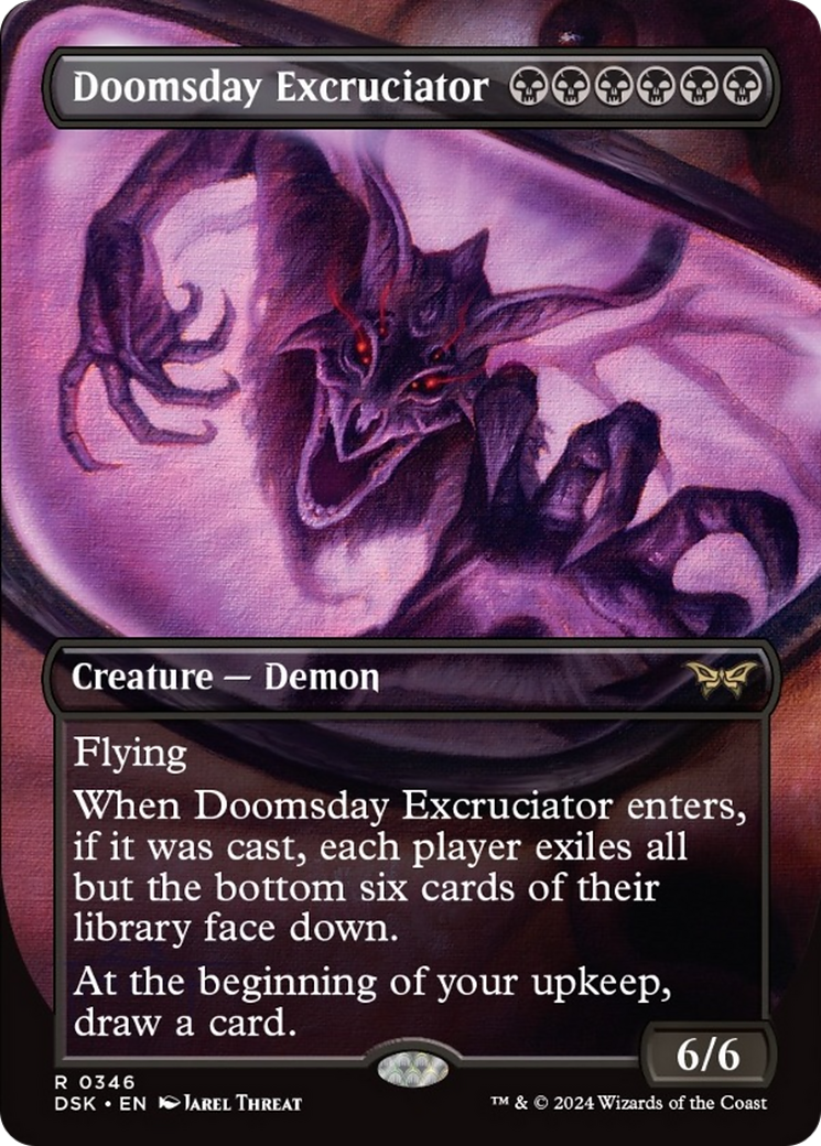 Doomsday Excruciator (Borderless) [Duskmourn: House of Horror] | Jomio and Rueliete's Cards and Comics