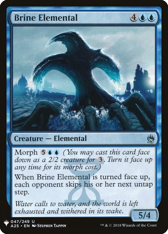 Brine Elemental [Mystery Booster] | Jomio and Rueliete's Cards and Comics