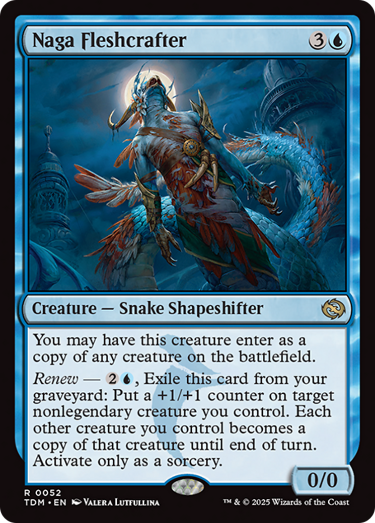 Naga Fleshcrafter [Tarkir: Dragonstorm] | Jomio and Rueliete's Cards and Comics