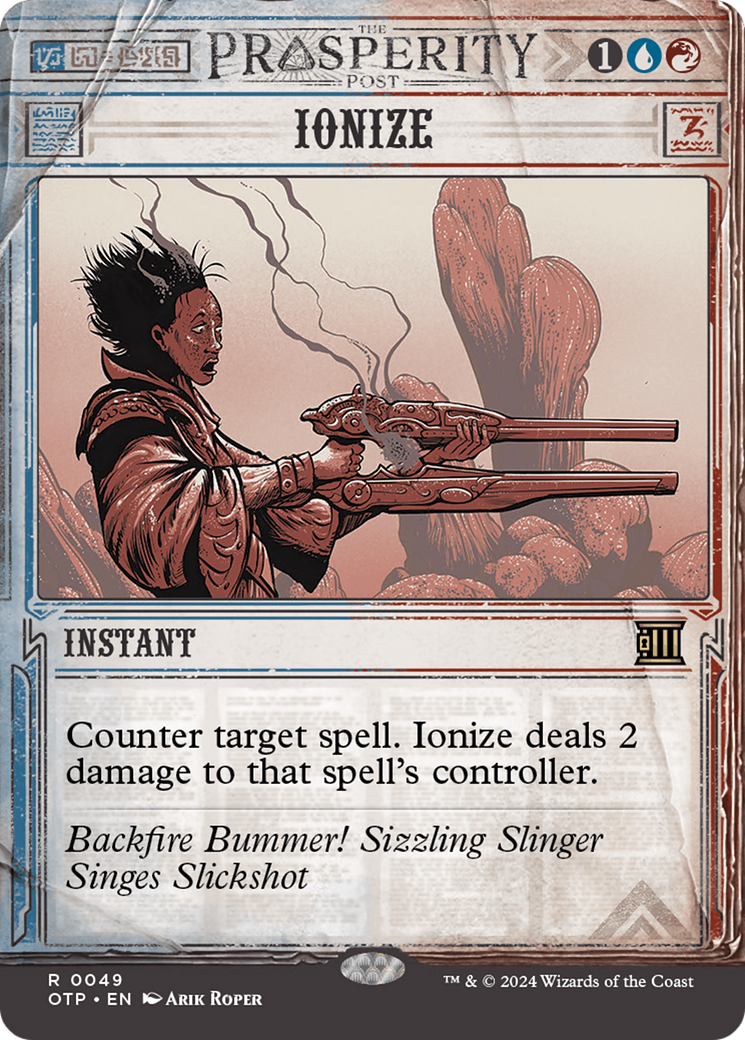 Ionize [Outlaws of Thunder Junction: Breaking News] | Jomio and Rueliete's Cards and Comics