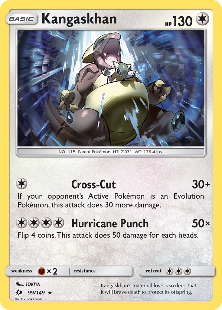 Kangaskhan (99/149) [Sun & Moon: Base Set] | Jomio and Rueliete's Cards and Comics