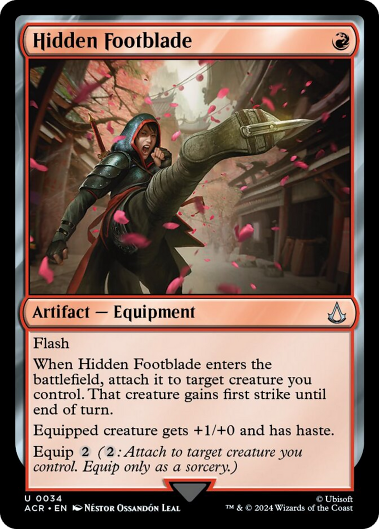 Hidden Footblade [Assassin's Creed] | Jomio and Rueliete's Cards and Comics