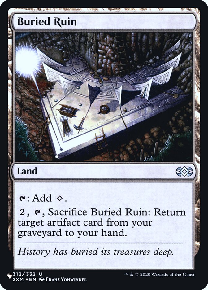 Buried Ruin [Secret Lair: Heads I Win, Tails You Lose] | Jomio and Rueliete's Cards and Comics