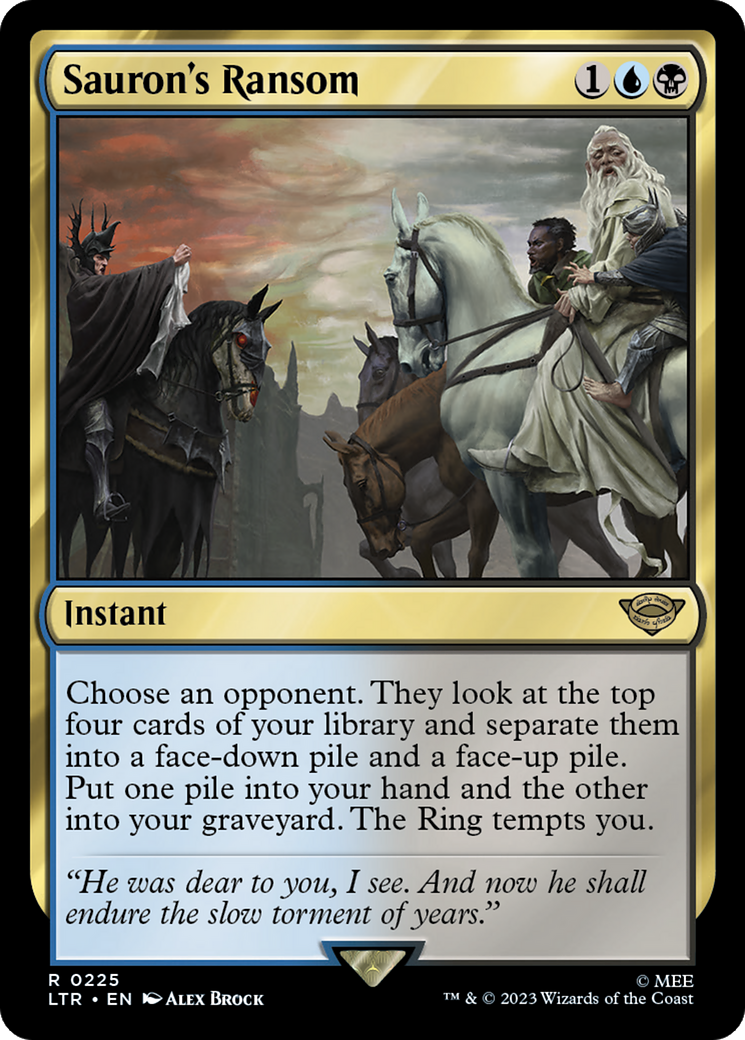 Sauron's Ransom [The Lord of the Rings: Tales of Middle-Earth] | Jomio and Rueliete's Cards and Comics