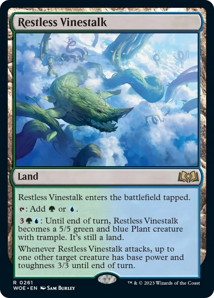 Restless Vinestalk [Wilds of Eldraine] | Jomio and Rueliete's Cards and Comics