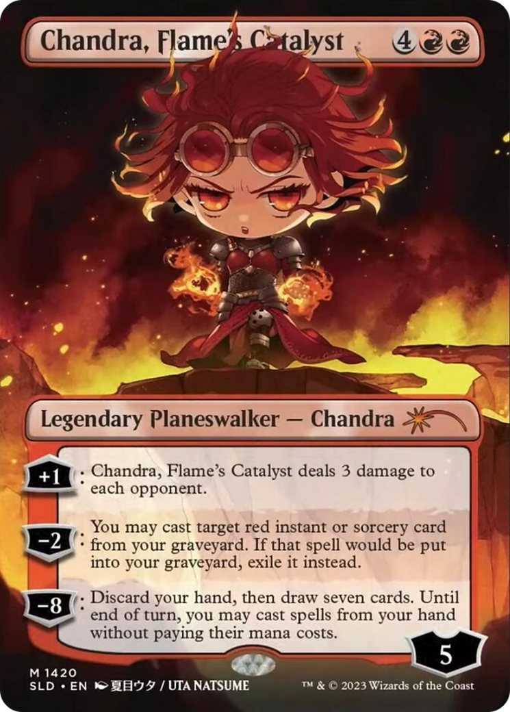 Chandra, Flame's Catalyst (Rainbow Foil) [Secret Lair Drop Series] | Jomio and Rueliete's Cards and Comics