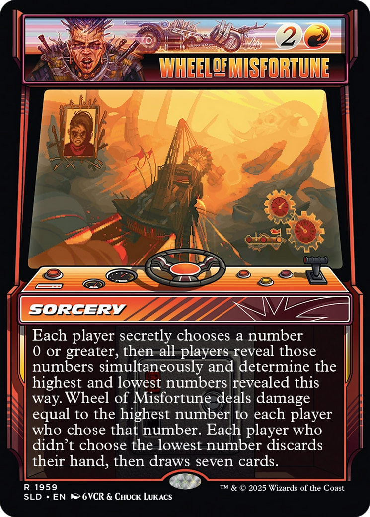 Wheel of Misfortune (1959) (Rainbow Foil) [Secret Lair Drop Series] | Jomio and Rueliete's Cards and Comics