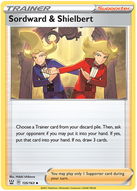 Sordward & Shielbert (135/163) [Sword & Shield: Battle Styles] | Jomio and Rueliete's Cards and Comics