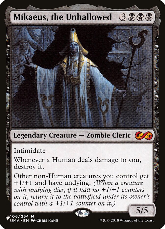 Mikaeus, the Unhallowed [The List] | Jomio and Rueliete's Cards and Comics
