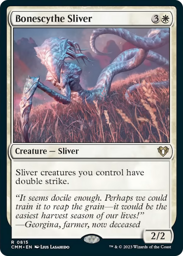 Bonescythe Sliver [Commander Masters] | Jomio and Rueliete's Cards and Comics