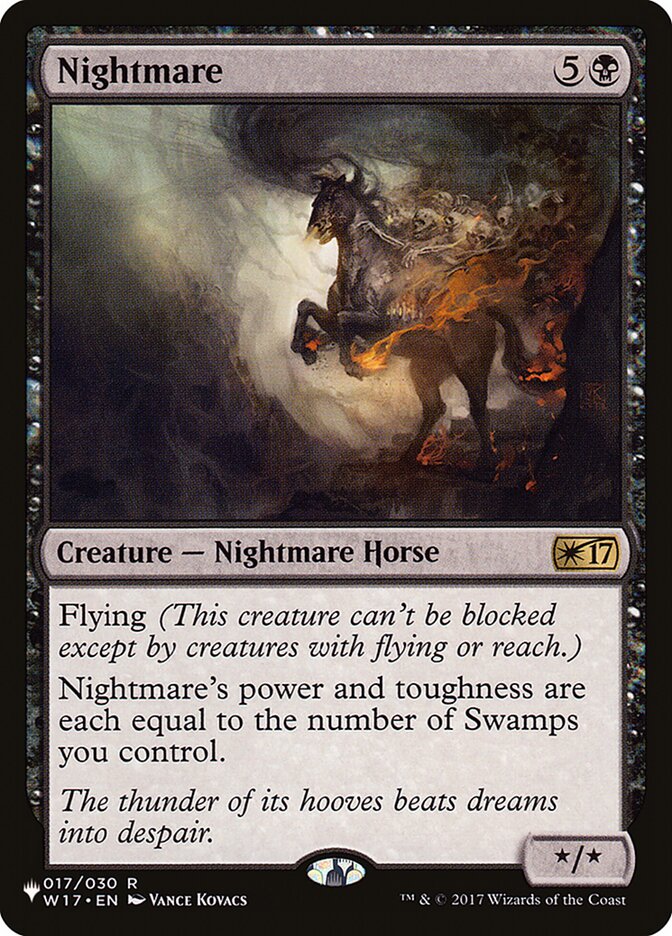 Nightmare [The List] | Jomio and Rueliete's Cards and Comics