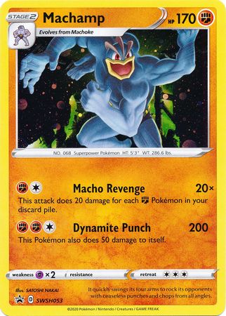 Machamp (SWSH053) [Sword & Shield: Black Star Promos] | Jomio and Rueliete's Cards and Comics