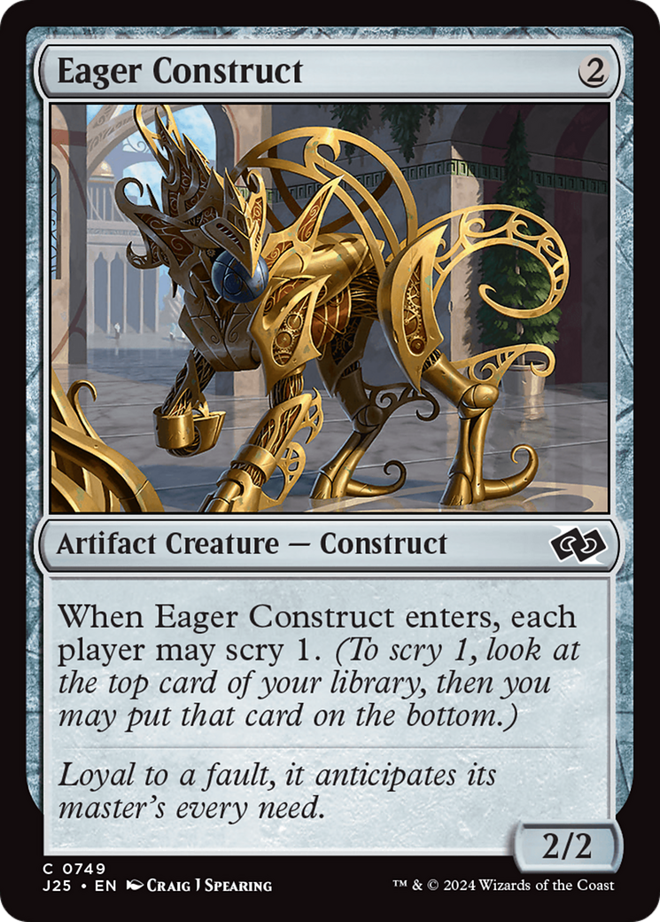 Eager Construct [Foundations Jumpstart] | Jomio and Rueliete's Cards and Comics