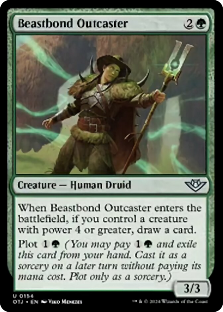 Beastbond Outcaster [Outlaws of Thunder Junction] | Jomio and Rueliete's Cards and Comics