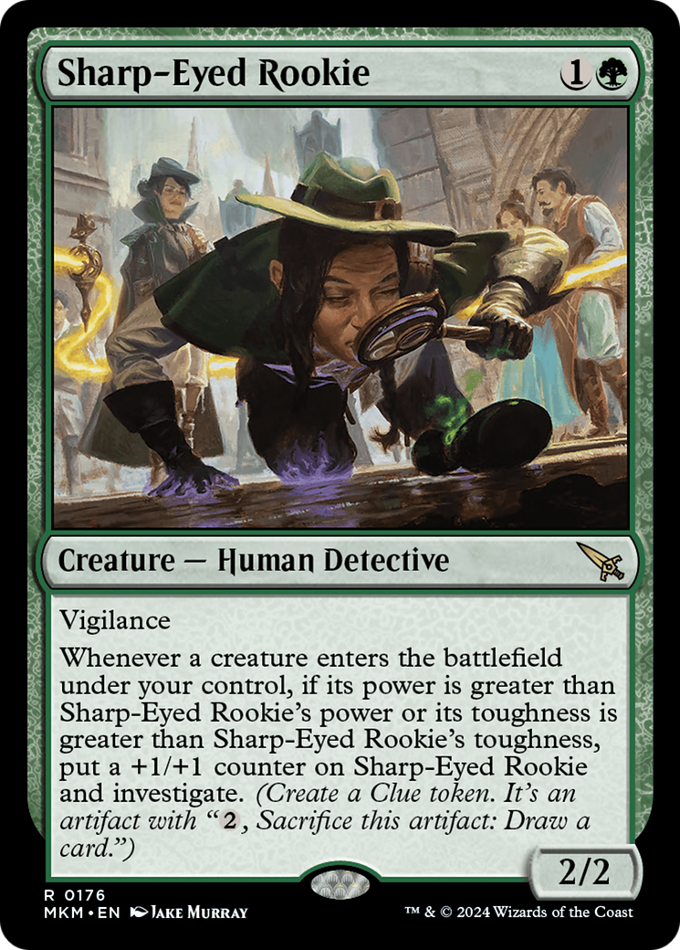 Sharp-Eyed Rookie [Murders at Karlov Manor] | Jomio and Rueliete's Cards and Comics