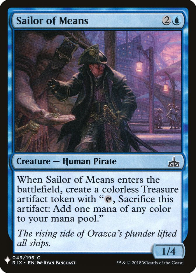 Sailor of Means [Mystery Booster] | Jomio and Rueliete's Cards and Comics