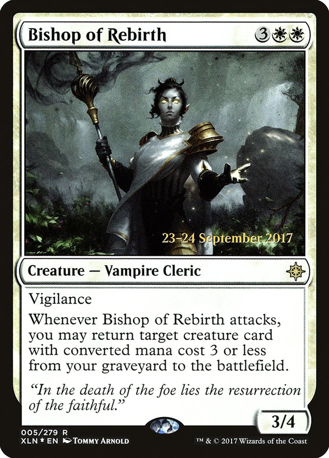 Bishop of Rebirth [Ixalan Prerelease Promos] | Jomio and Rueliete's Cards and Comics