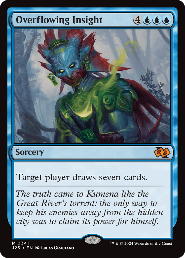 Overflowing Insight [Foundations Jumpstart] | Jomio and Rueliete's Cards and Comics