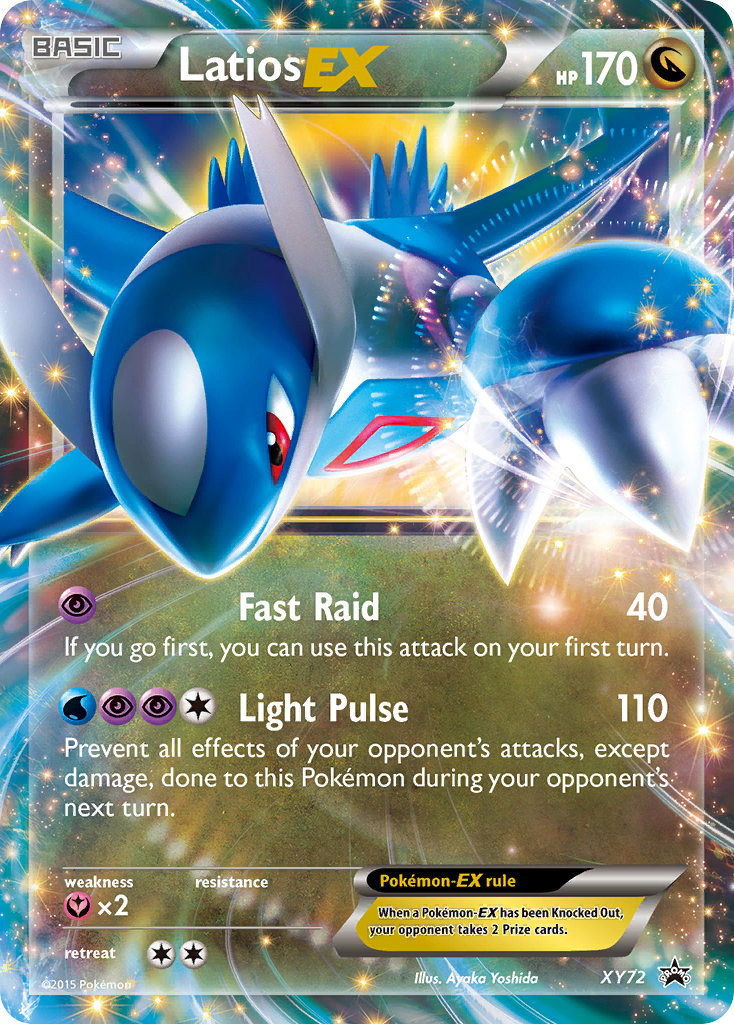 Latios EX (XY72) [XY: Black Star Promos] | Jomio and Rueliete's Cards and Comics