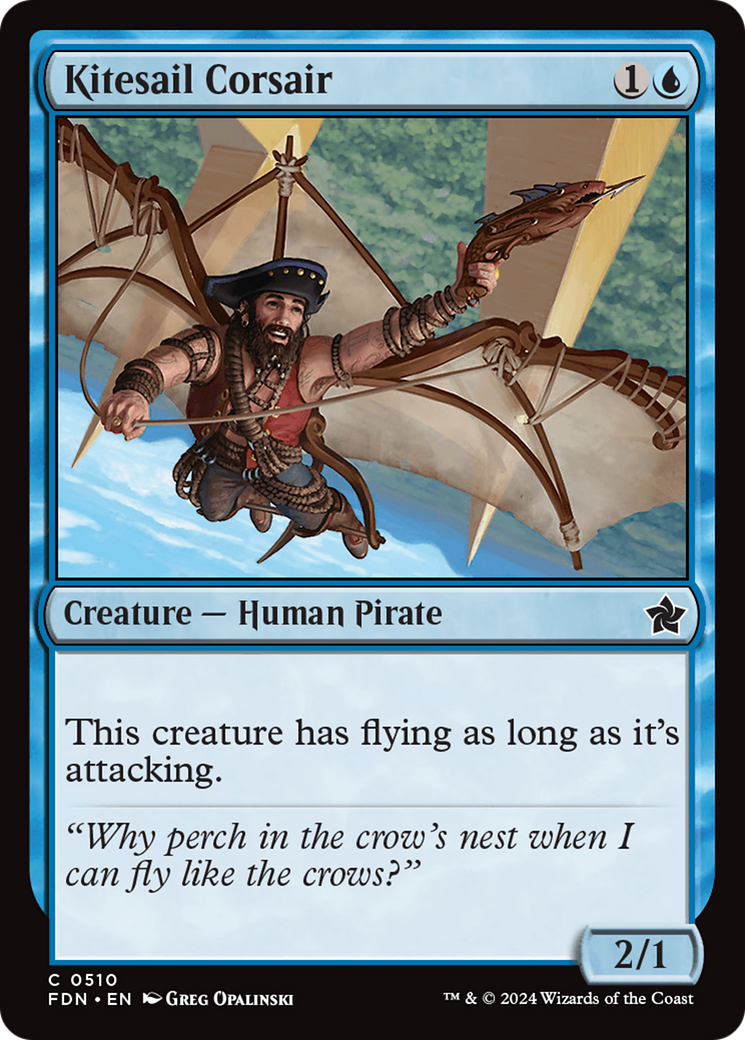 Kitesail Corsair [Foundations] | Jomio and Rueliete's Cards and Comics