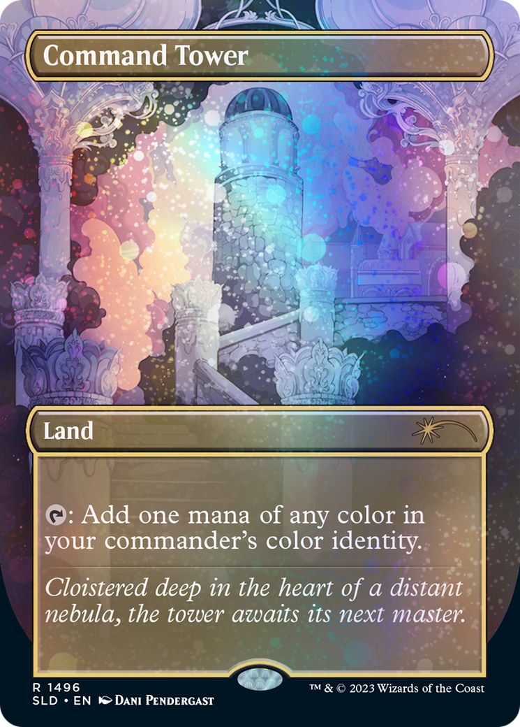 Command Tower (1697) (Rainbow Foil) [Secret Lair: Sheldon's Spellbook] | Jomio and Rueliete's Cards and Comics