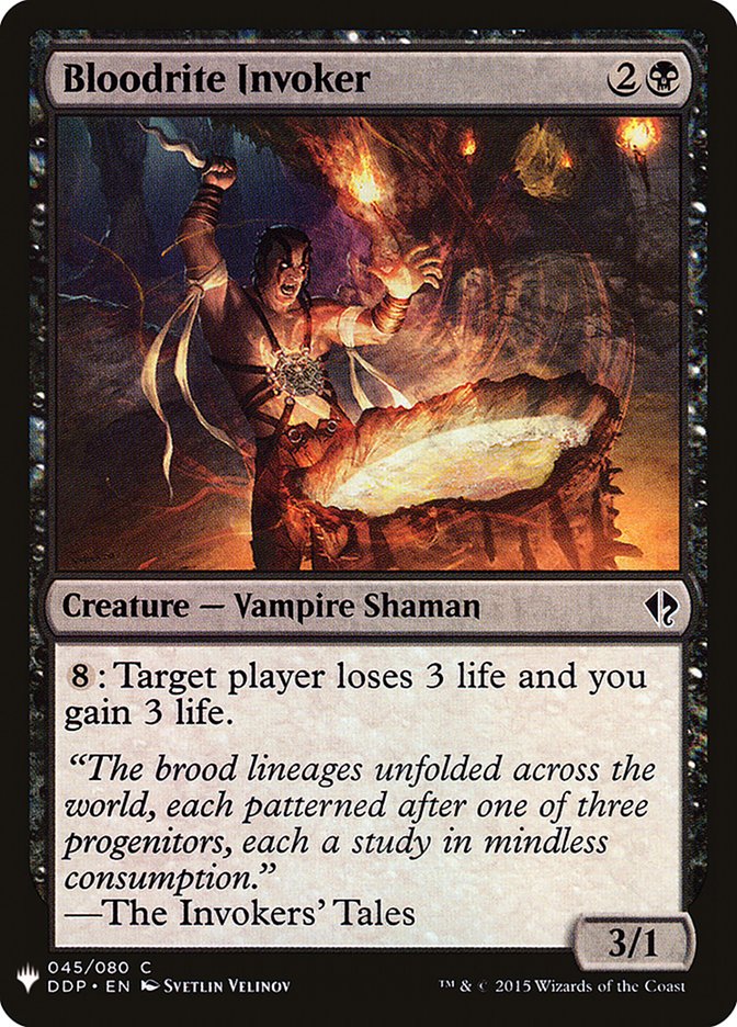 Bloodrite Invoker [Mystery Booster] | Jomio and Rueliete's Cards and Comics
