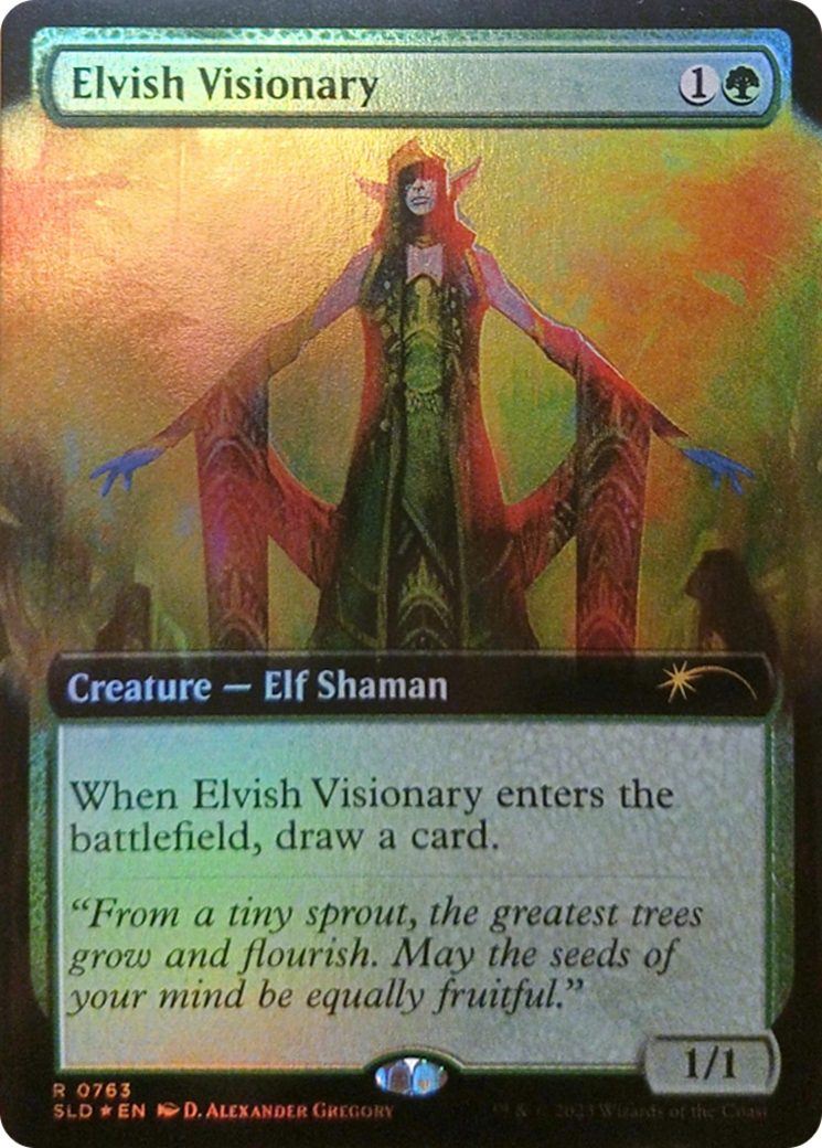 Elvish Visionary (Extended Art) [Secret Lair Drop Series] | Jomio and Rueliete's Cards and Comics