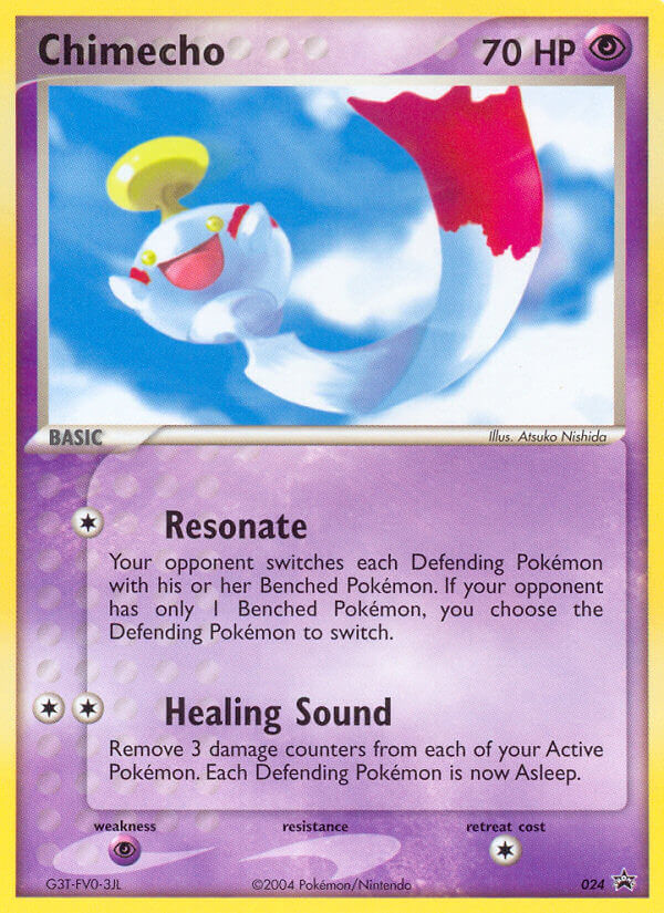 Chimecho (024) [Nintendo: Black Star Promos] | Jomio and Rueliete's Cards and Comics