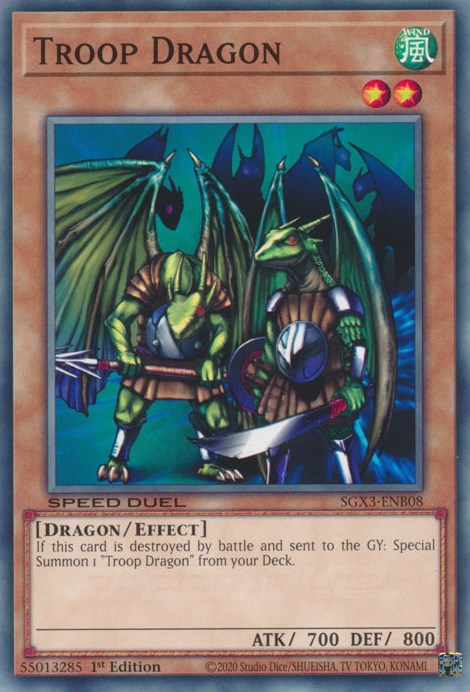Troop Dragon [SGX3-ENB08] Common | Jomio and Rueliete's Cards and Comics