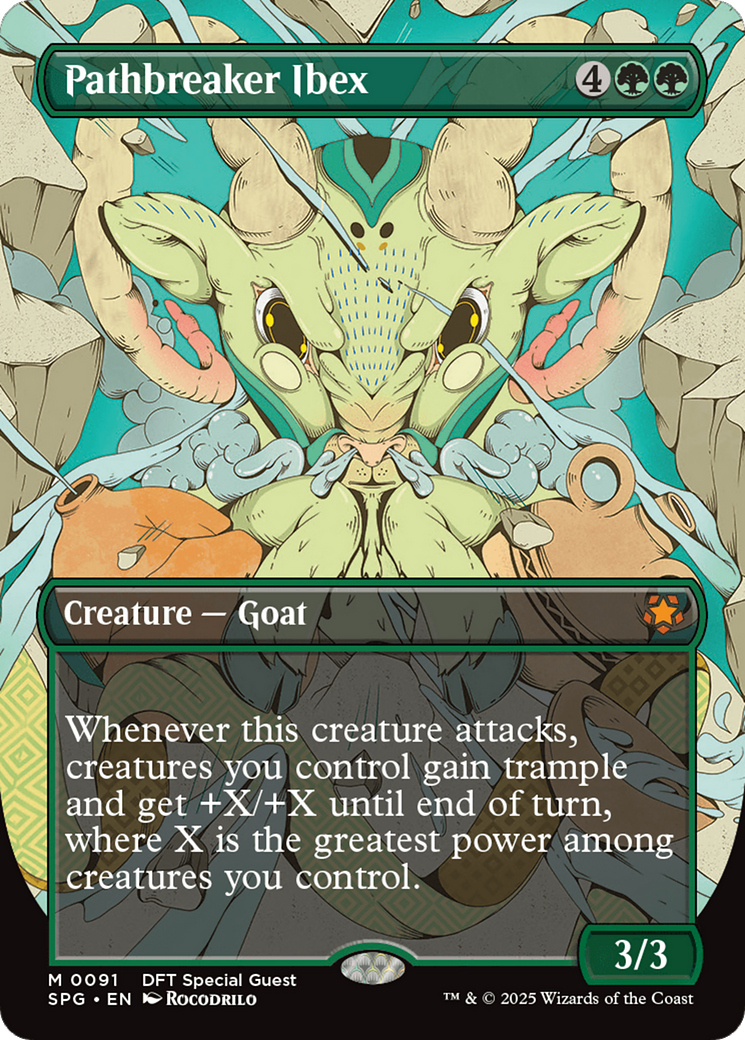 Pathbreaker Ibex (Borderless) [Aetherdrift Special Guests] | Jomio and Rueliete's Cards and Comics