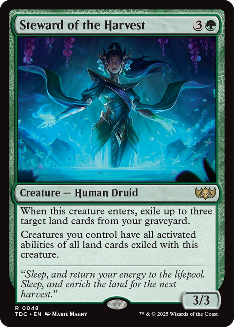 Steward of the Harvest [Tarkir: Dragonstorm Commander] | Jomio and Rueliete's Cards and Comics