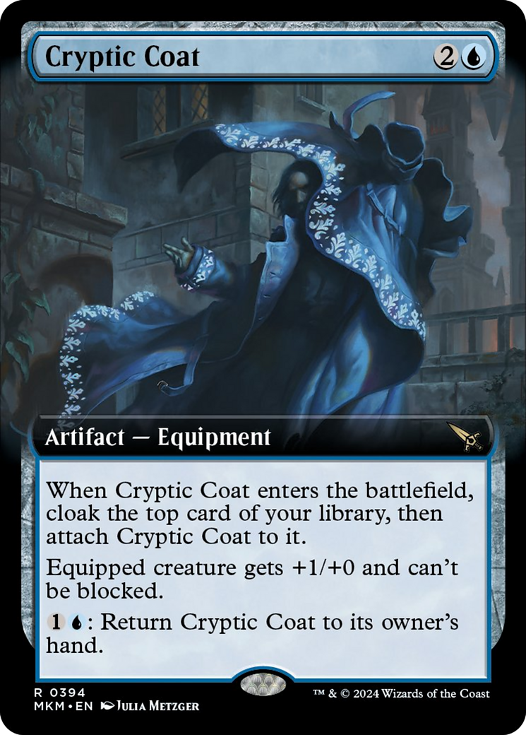 Cryptic Coat (Extended Art) [Murders at Karlov Manor] | Jomio and Rueliete's Cards and Comics