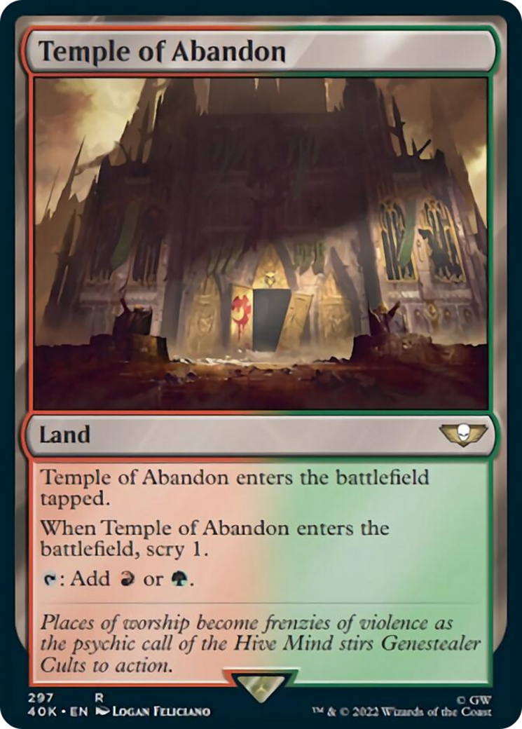 Temple of Abandon [Warhammer 40,000] | Jomio and Rueliete's Cards and Comics