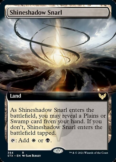 Shineshadow Snarl (Extended Art) [Strixhaven: School of Mages] | Jomio and Rueliete's Cards and Comics