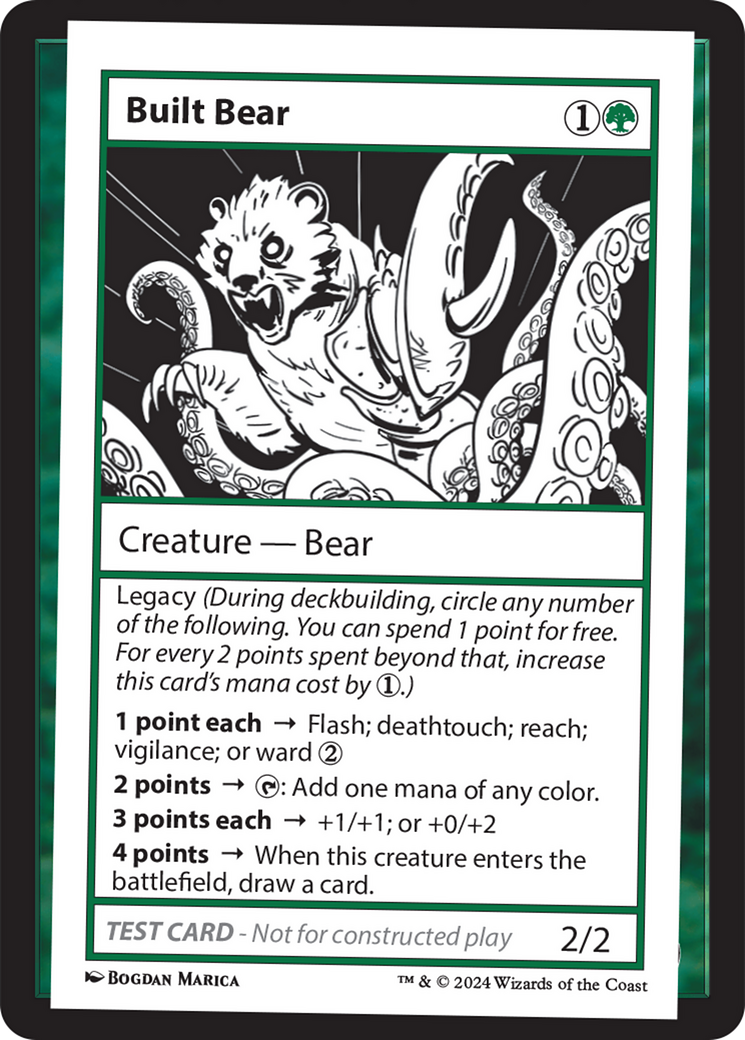 Built Bear [Mystery Booster 2 Playtest Cards] | Jomio and Rueliete's Cards and Comics