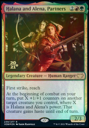 Halana and Alena, Partners [Innistrad: Crimson Vow Prerelease Promos] | Jomio and Rueliete's Cards and Comics