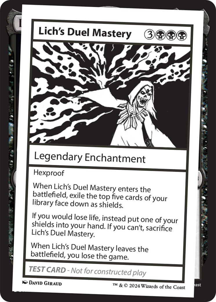 Lich's Duel Mastery [Mystery Booster 2 Playtest Cards] | Jomio and Rueliete's Cards and Comics